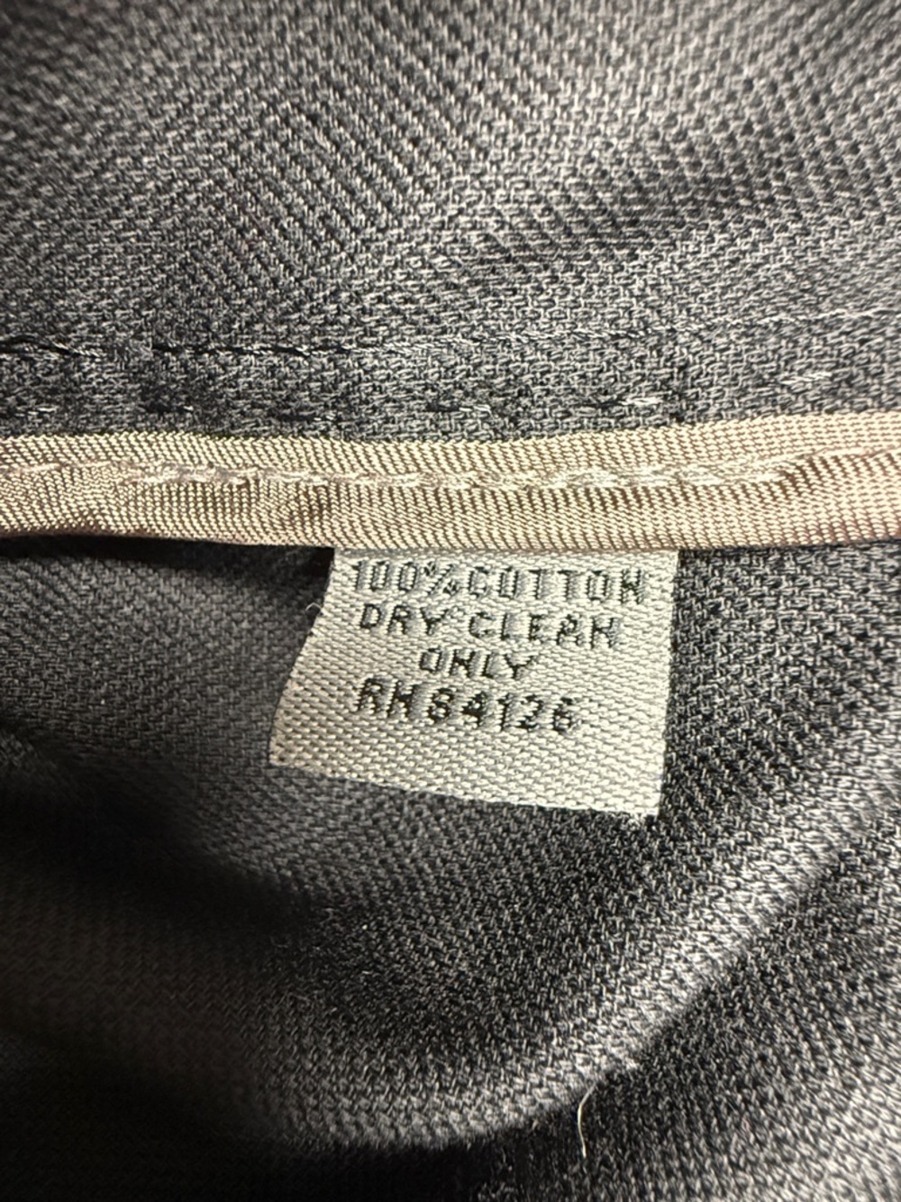 Johnston & Murphy Charcoal Black Check Velvet Sport Coat - Picture 4 of 9